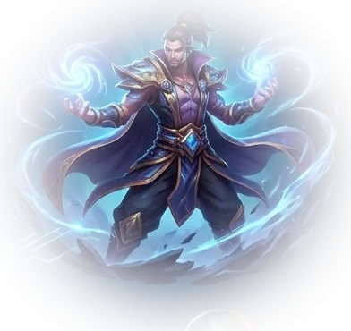 Personaje mago de un juego de rol